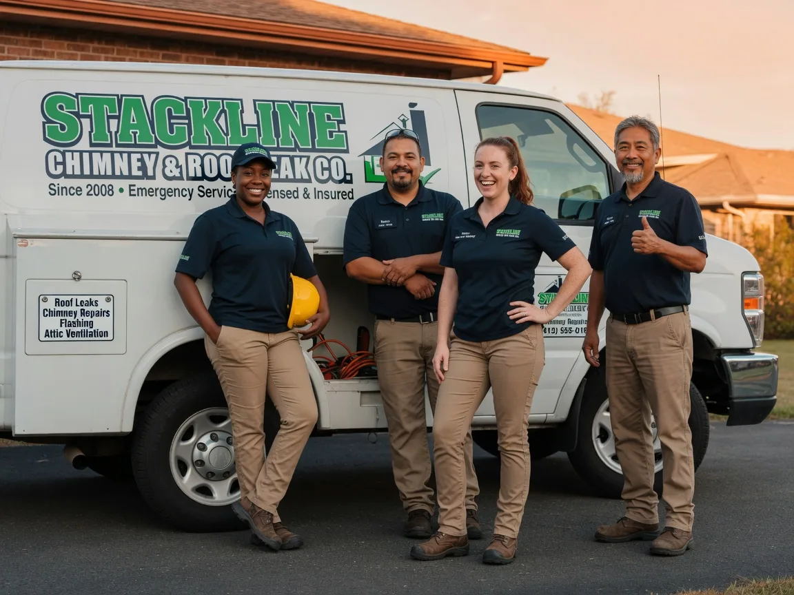 Chimney flashing repair company in Assawoman, VA